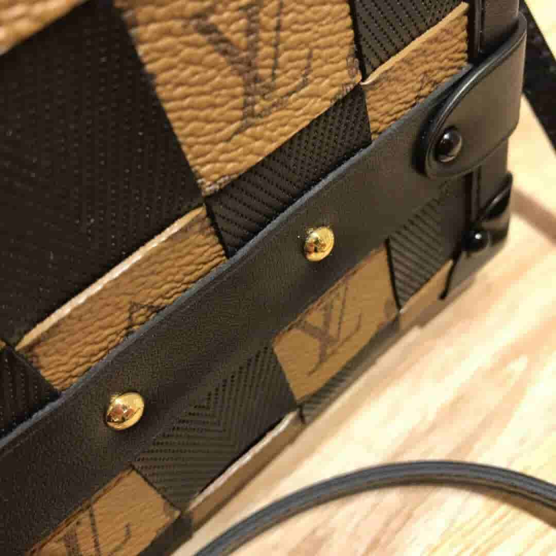 LV M53201 M53253 19新款女包 PETITE MALLE 格纹盒子包