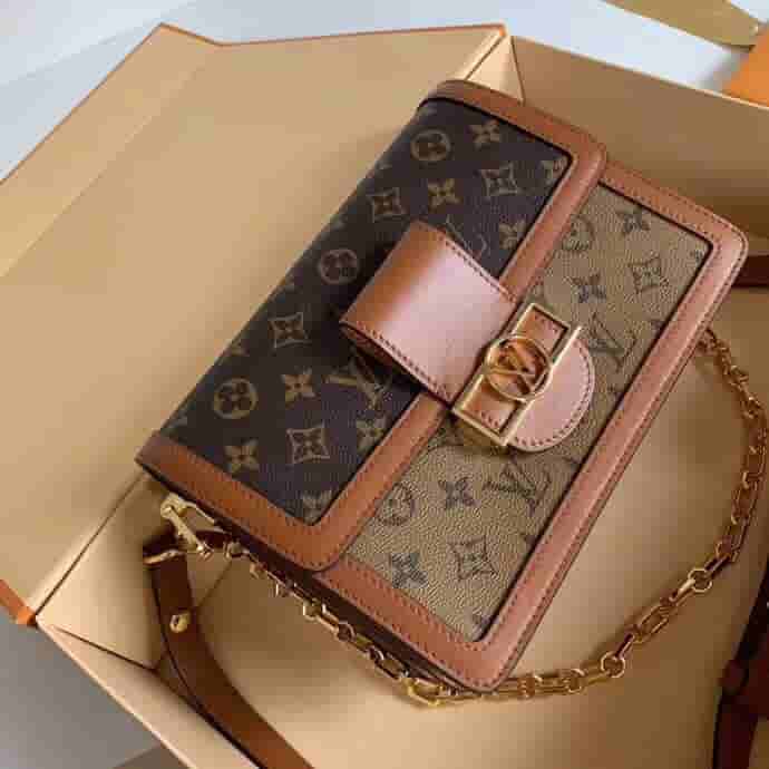 LV Dauphine手袋 链条单肩斜挎邮差包 M44391