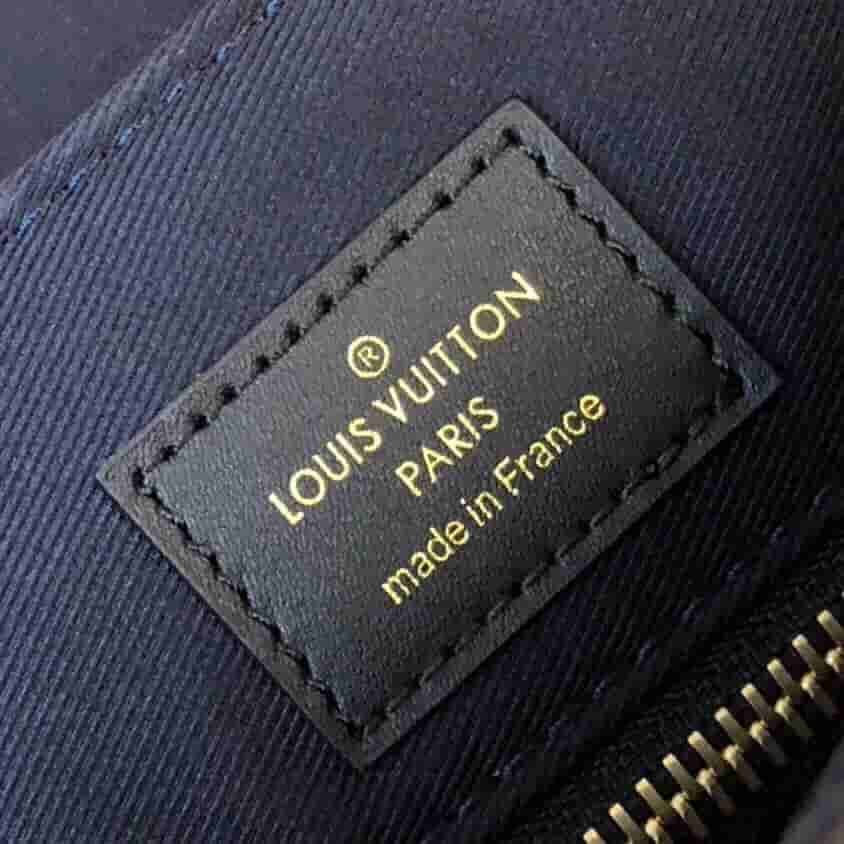 LV Georges中号手袋 双色条纹单肩斜挎手提包 M43778