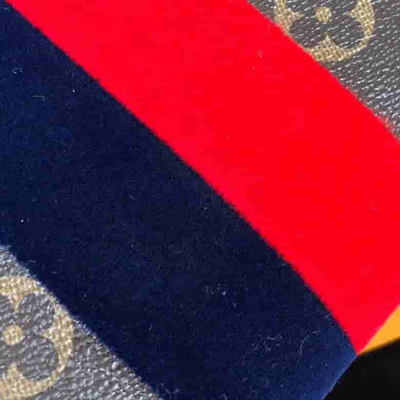 LV Georges中号手袋 双色条纹单肩斜挎手提包 M43778