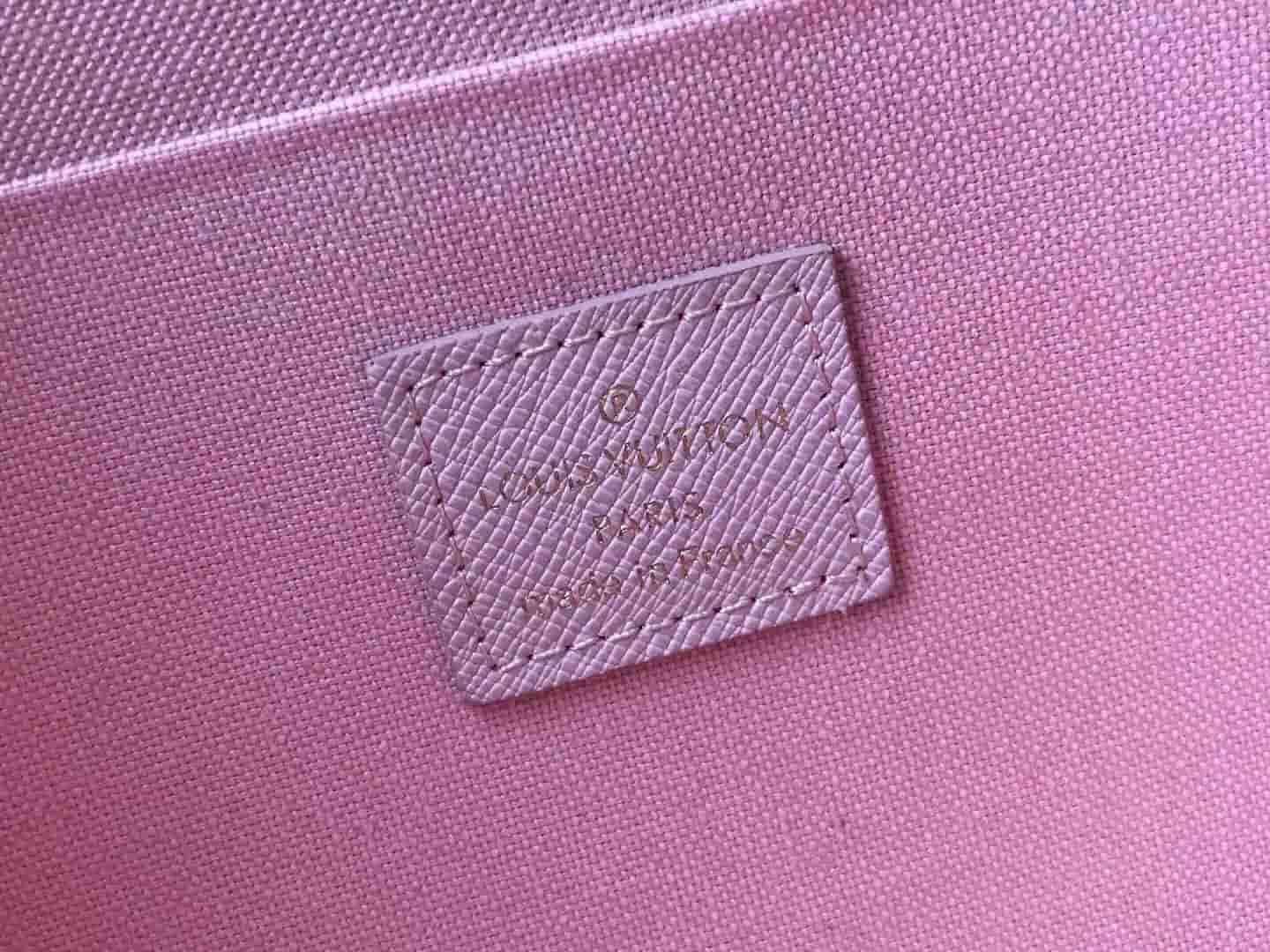 lvn60235白棋盘格拼粉色felicie信封包三件套单肩斜跨包