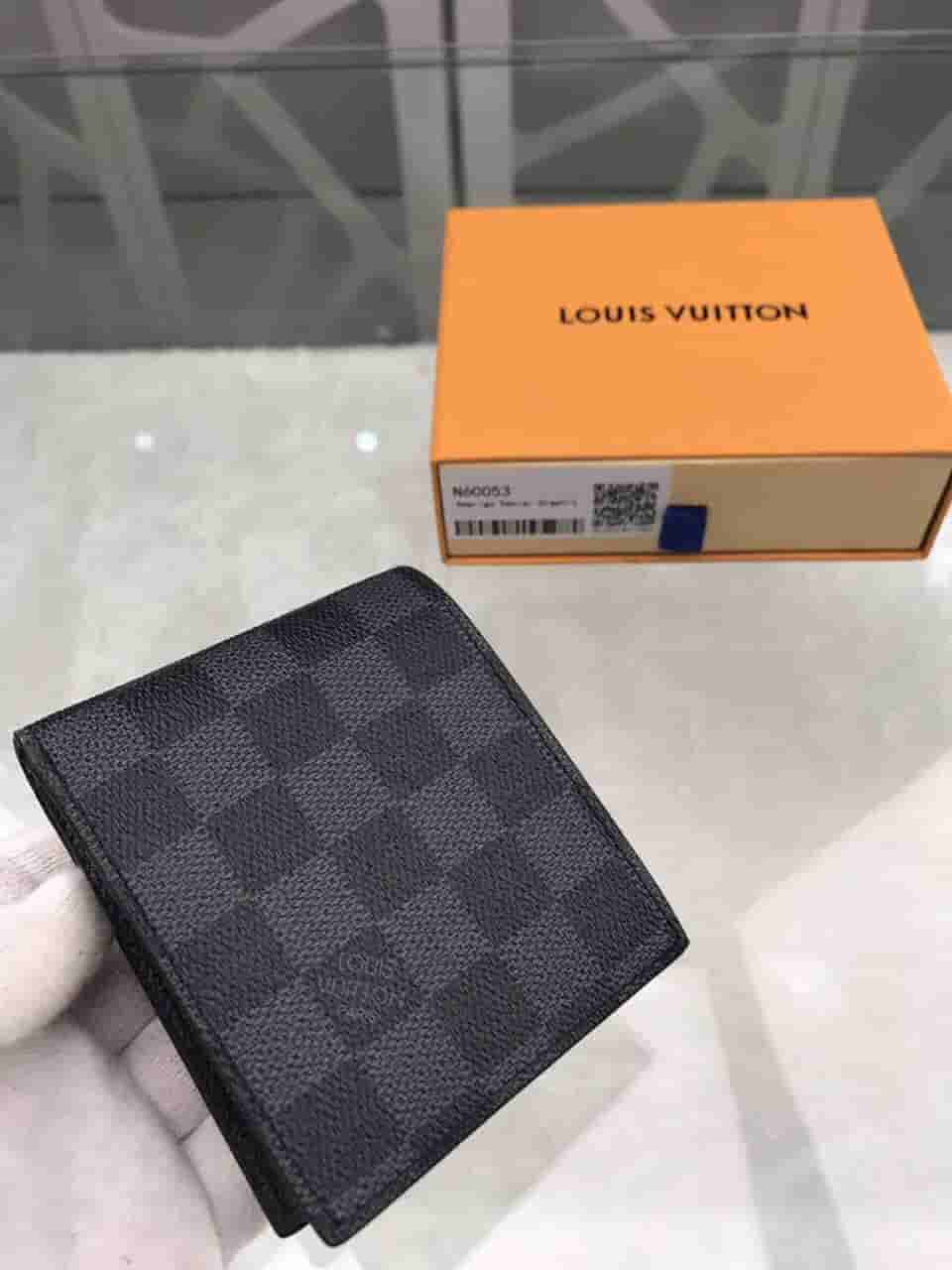 LV N60053 棋盘格Amerigo钱夹