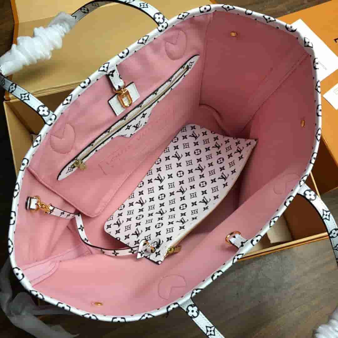 LV 2019夏季新款Neverfull中号购物袋 M44567 M44568