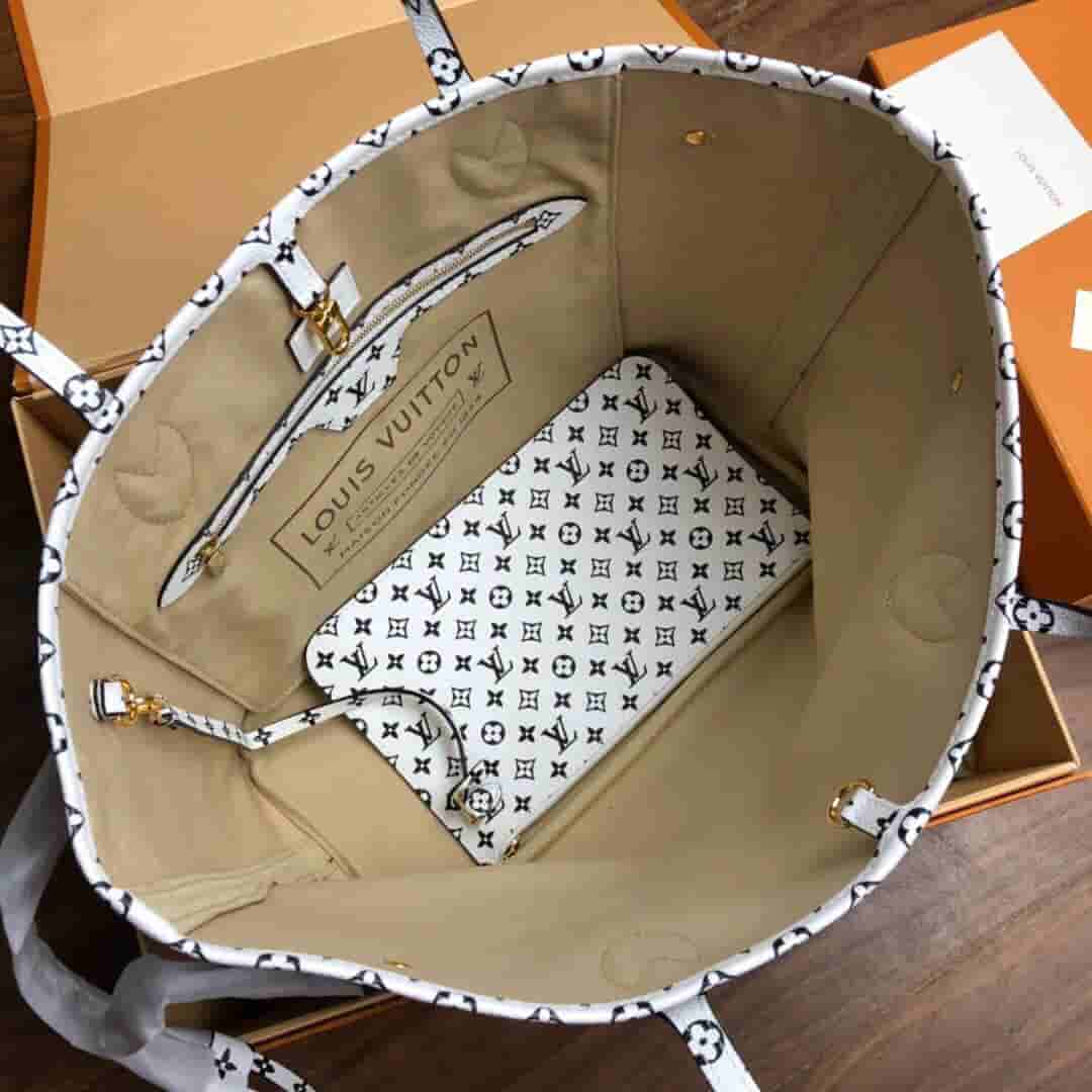 LV 2019夏季新款Neverfull中号购物袋 M44567 M44568
