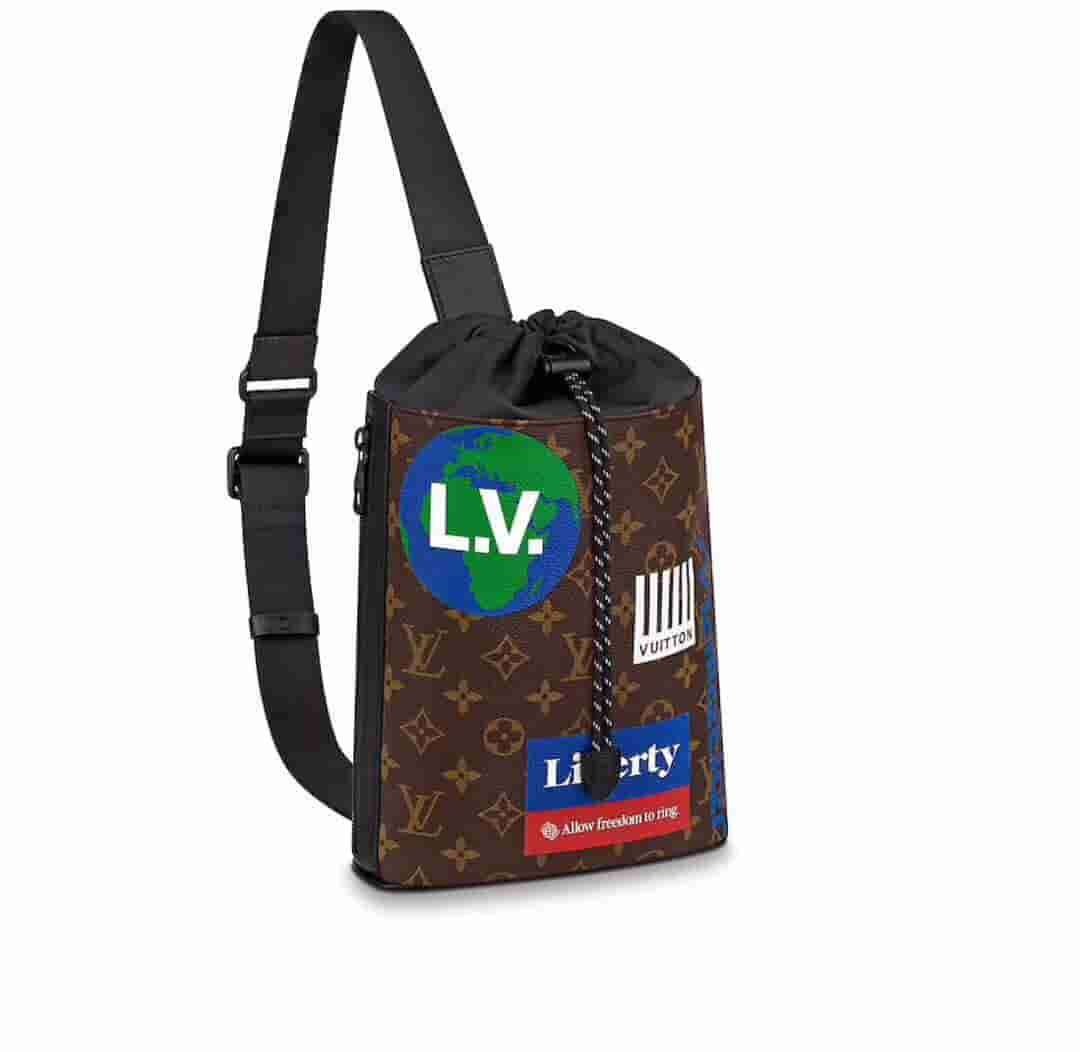LV 2019新款Chalk 抽绳单肩包 M44629 M44625