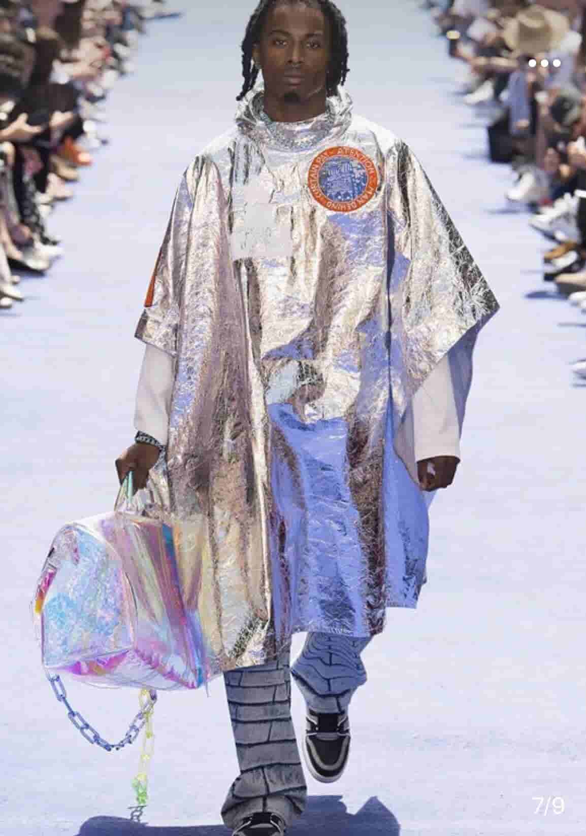 LV 2019新款KEEPALL 50 透明PVC炫彩旅行袋 M53271