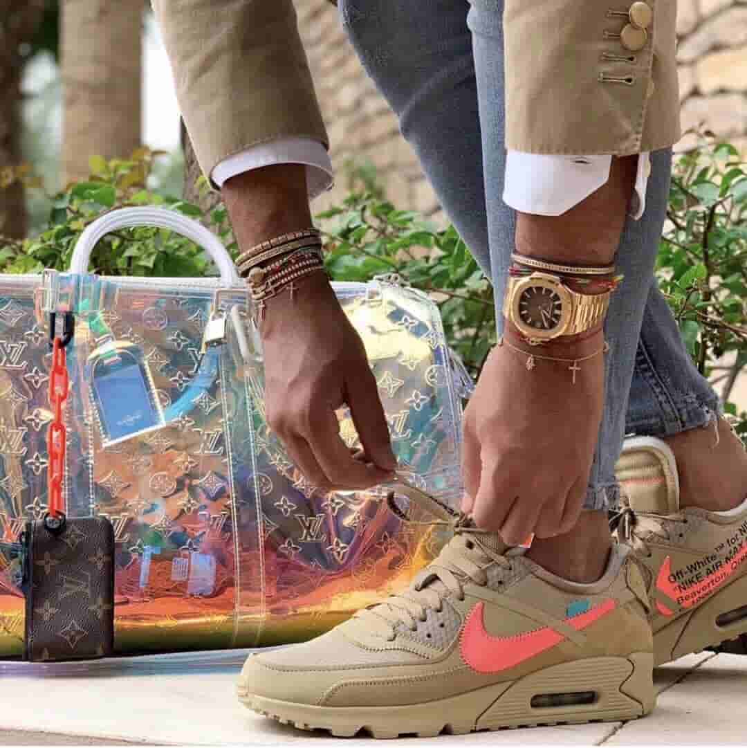 LV 2019新款KEEPALL 50 透明PVC炫彩旅行袋 M53271