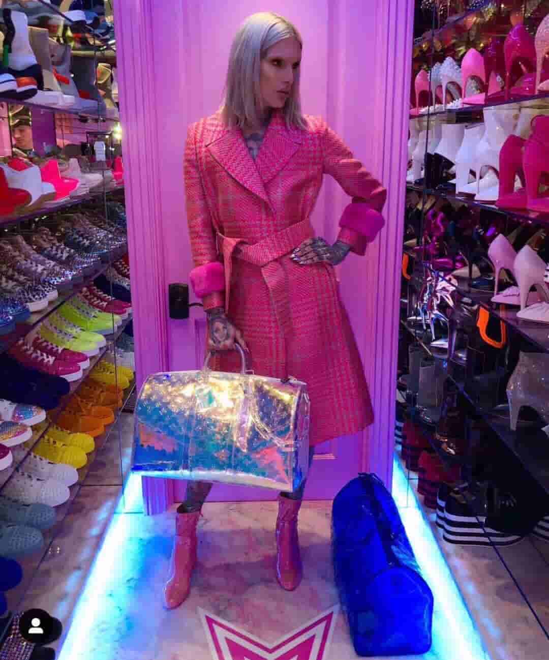 LV 2019新款KEEPALL 50 透明PVC炫彩旅行袋 M53271