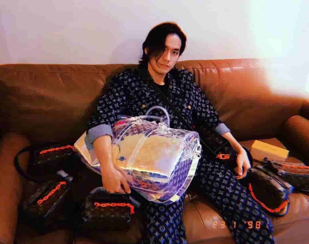 LV 2019新款KEEPALL 50 透明PVC炫彩旅行袋 M53271