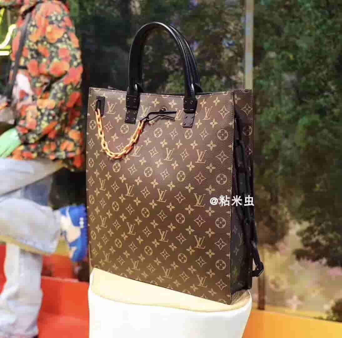 LOUIS VUITTON Tote Bag M44475 Sac Plat Virgil Abloh Monogram Solar