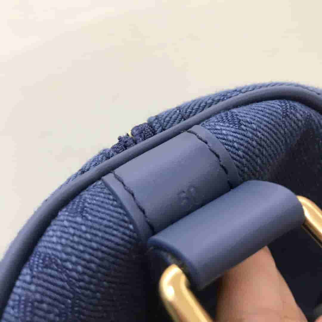 LV Keepall 50 手袋 海军蓝牛仔布旅行袋 M44645