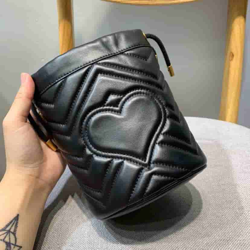 Gucci/古驰 GG Marmont 系列迷你水桶包 575163