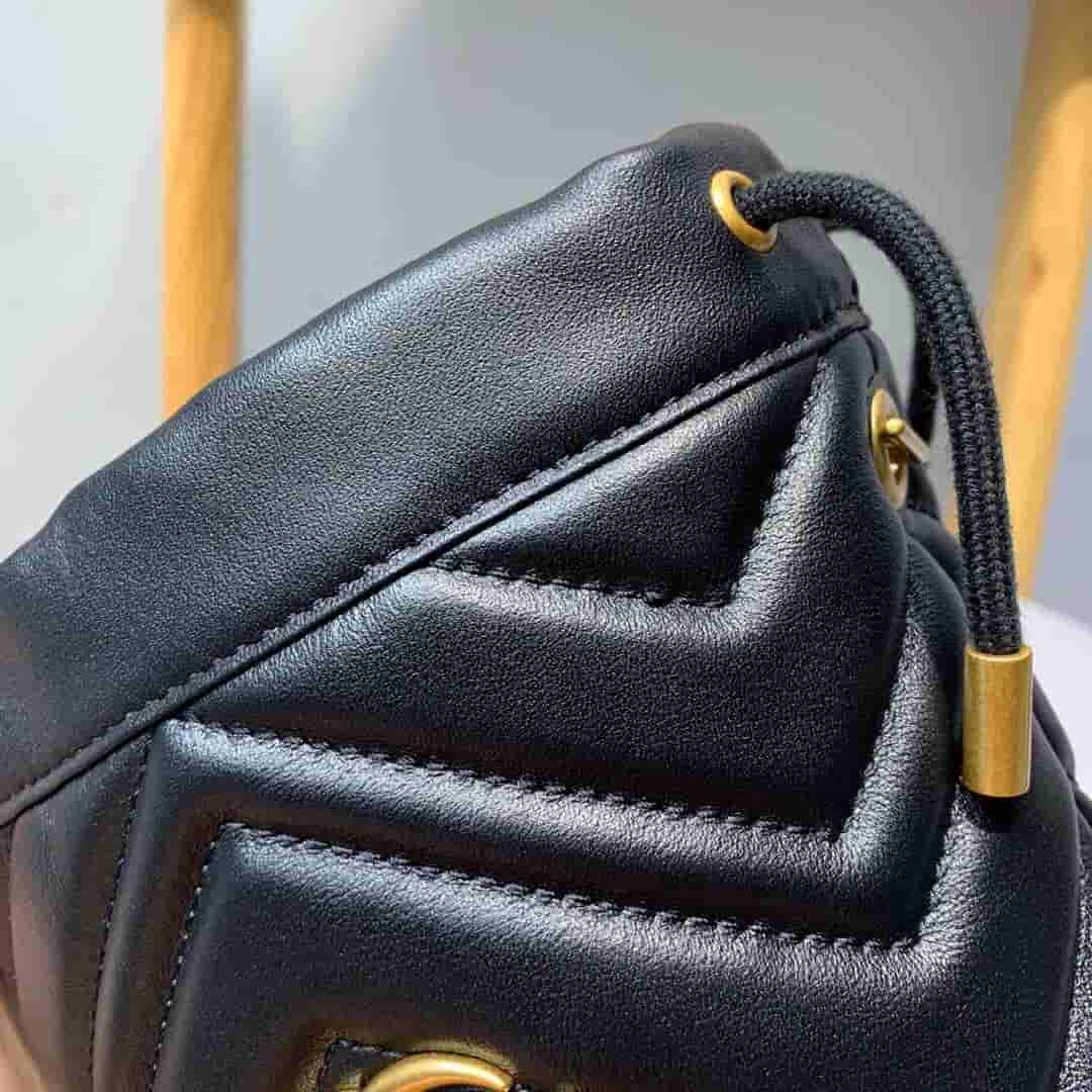 Gucci/古驰 GG Marmont 系列迷你水桶包 575163