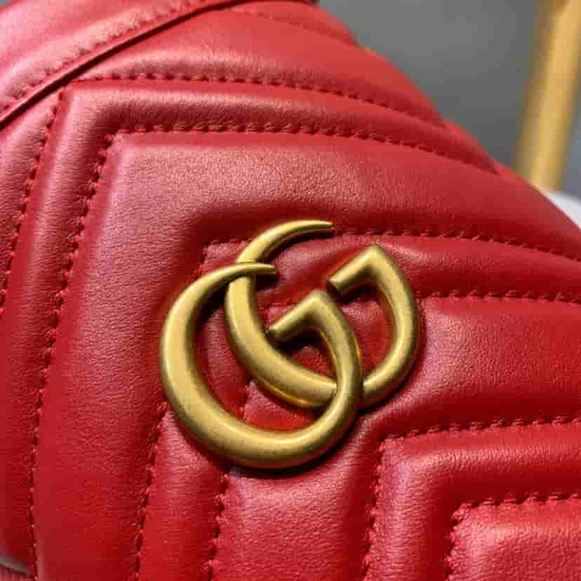 Gucci/古驰 GG Marmont 系列迷你水桶包 575163