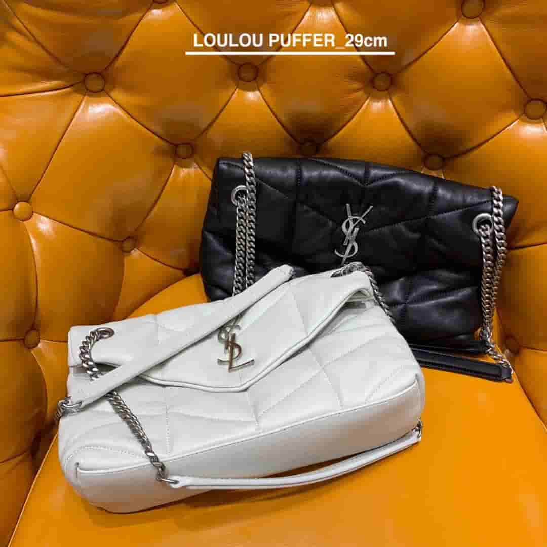 ysl圣罗兰louloupuffer小号绗缝小羊皮包577476