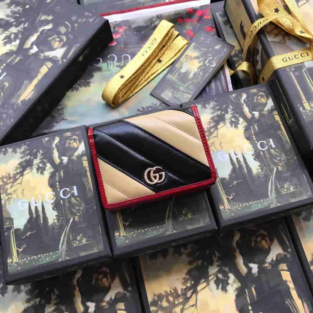GUCCI/古驰 GG Marmont 系列卡包 573811