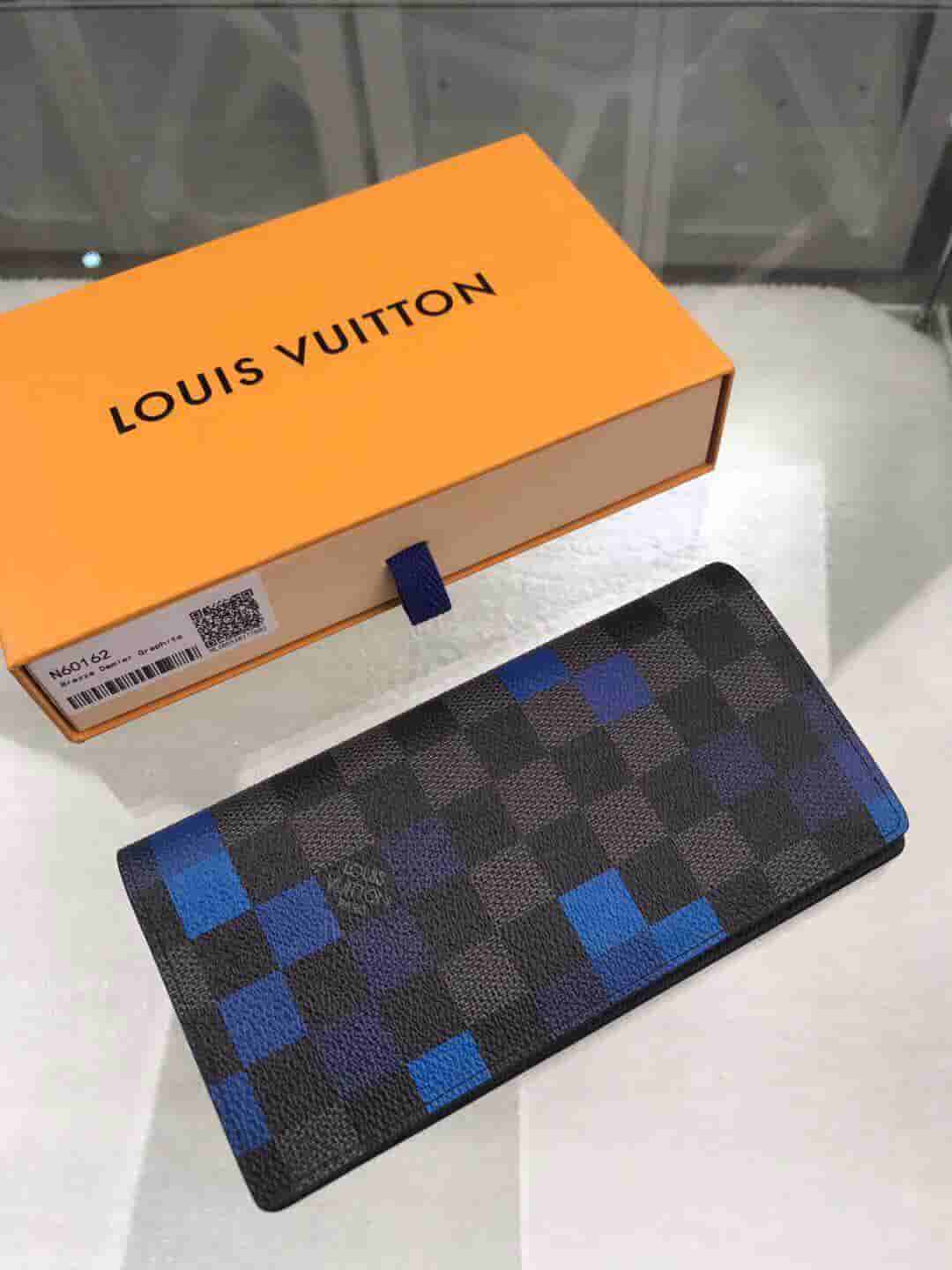 LV 2019新款棋盘格BRAZZA钱夹 N60162