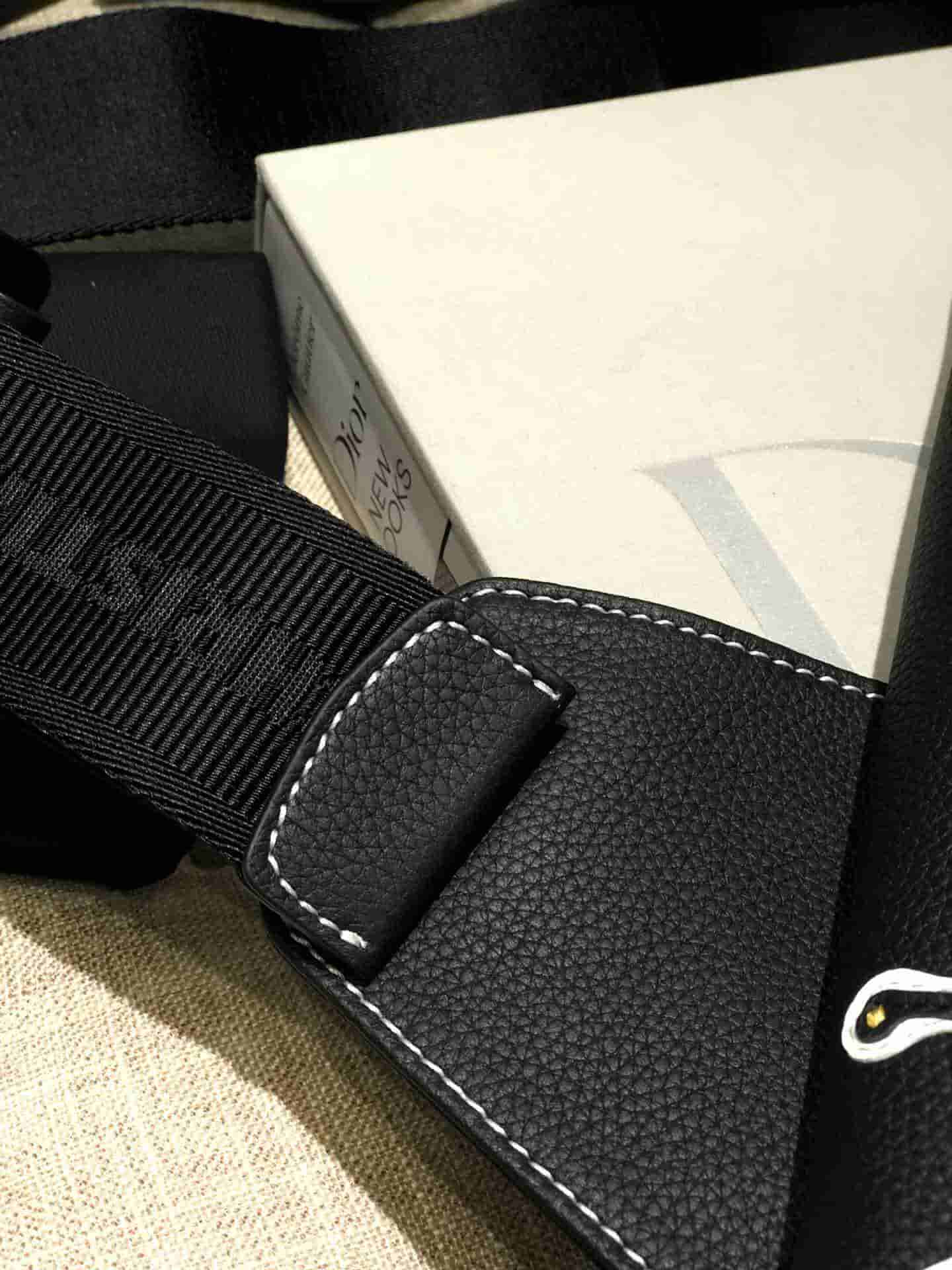 Dior/迪奥 Kaws合作款Homme Saddle Bag蜜蜂图案胸包