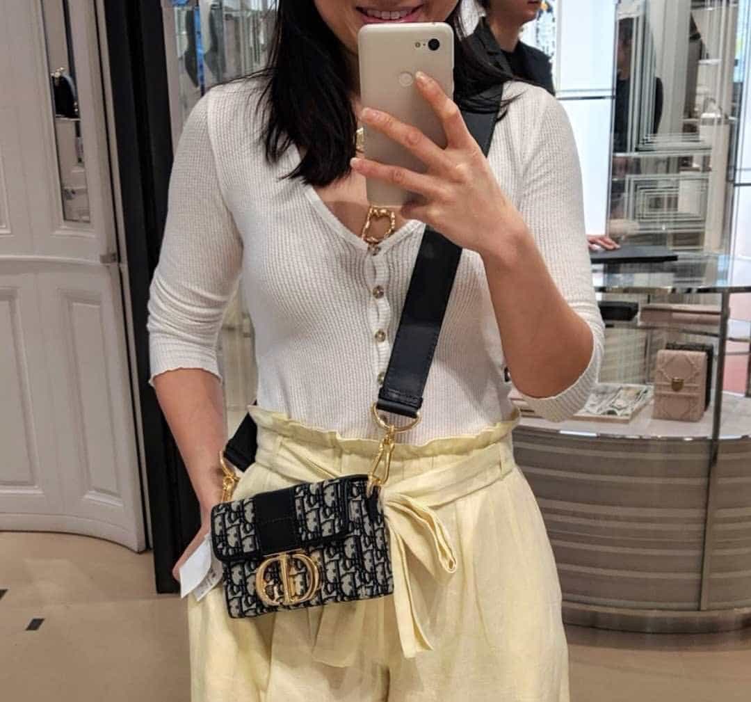 Dior/迪奥 30 MONTAIGNE提花帆布BOX款手袋 M9204UTZQ_M928