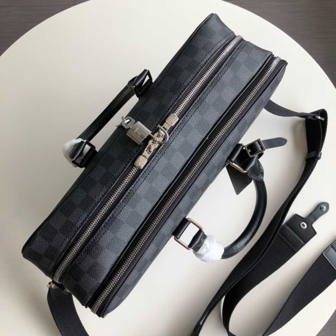 LV N40007 Icare Damier Graphite 黑格公文包
