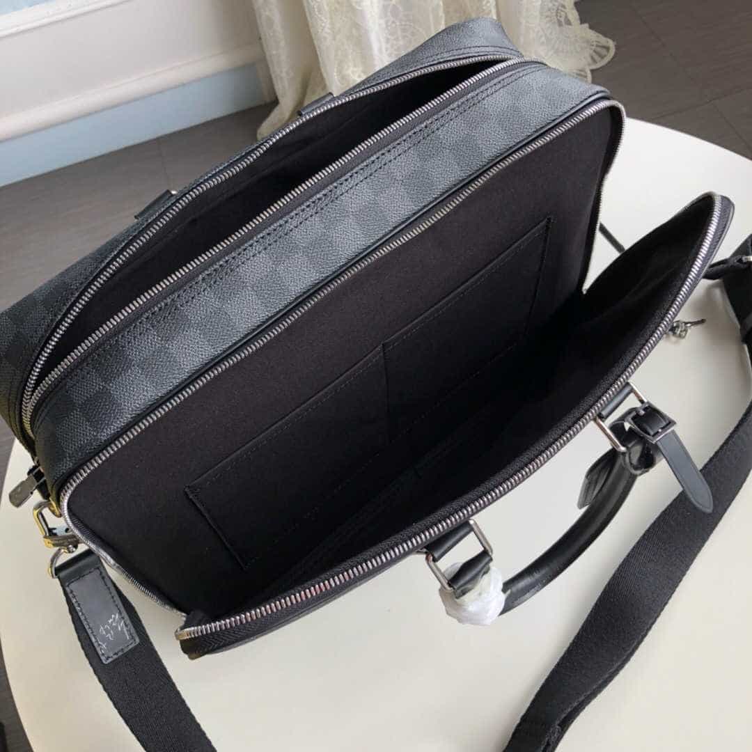 LV N40007 Icare Damier Graphite 黑格公文包