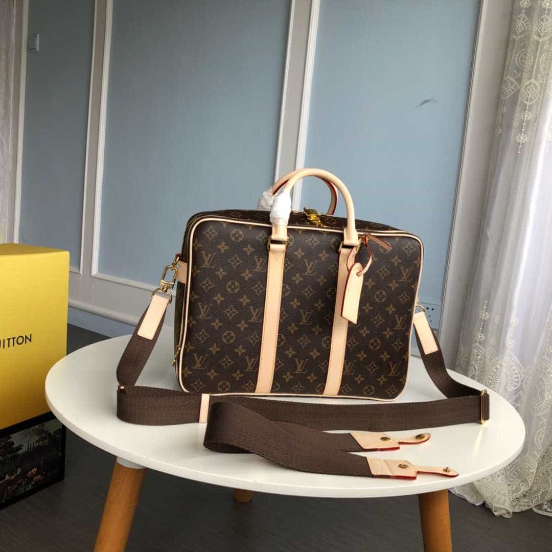 LV M43423 Icare Monogram 老花色公文包
