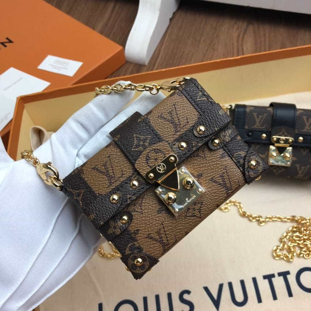 LV M68575 ESSENTIAL TRUNK 黄花链条包 | 名媛网