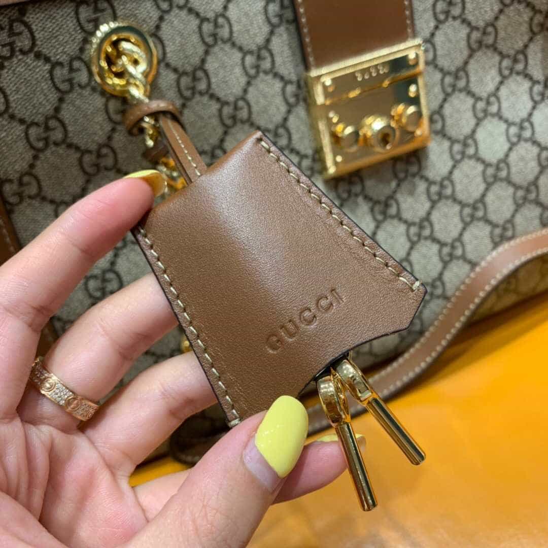 Gucci/古驰 Padlock系列中号GG肩背包 479197 KHNKG 8534