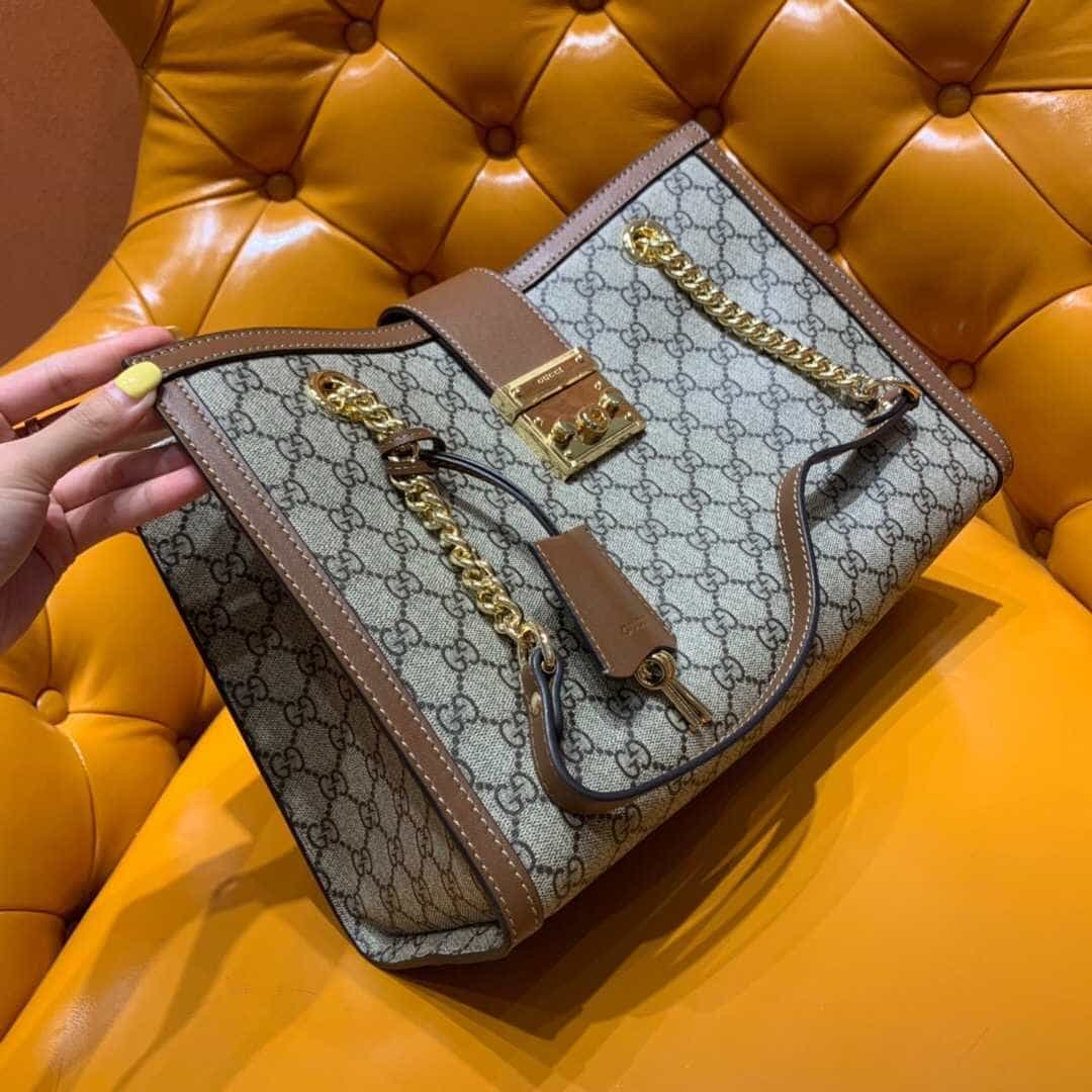 Gucci/古驰 Padlock系列中号GG肩背包 479197 KHNKG 8534