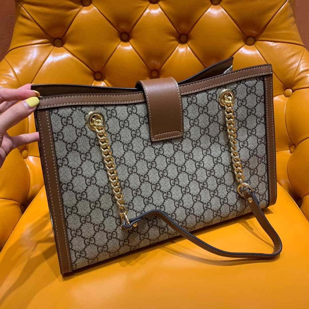 Gucci/古驰 Padlock系列中号GG肩背包 479197 KHNKG 8534