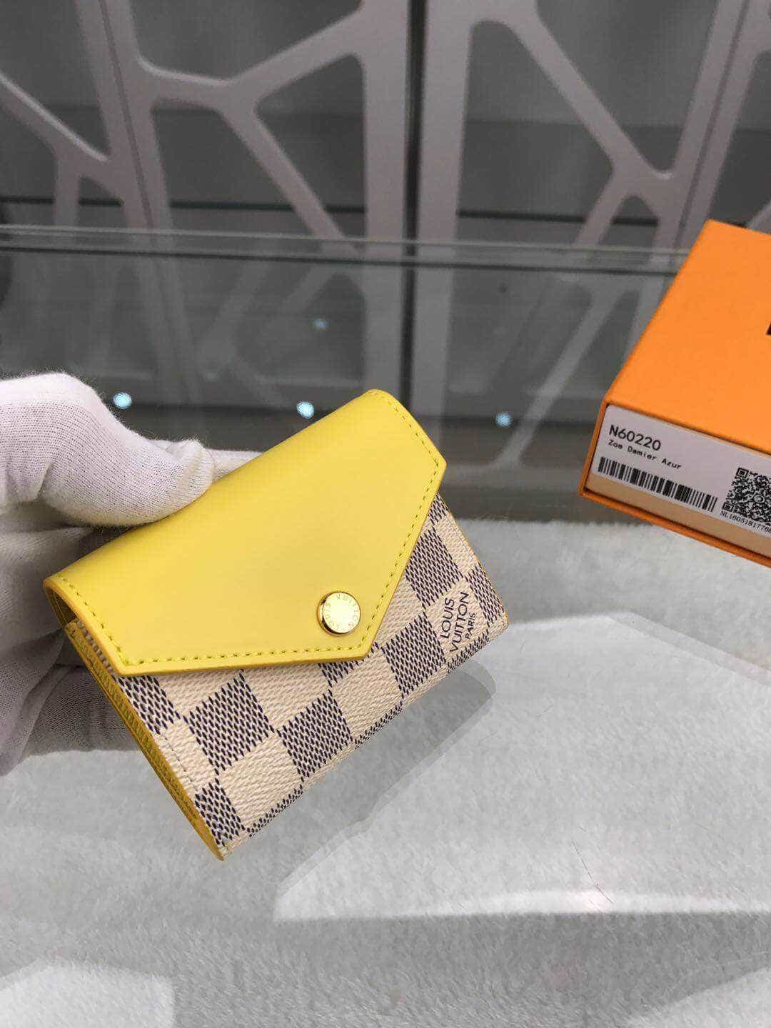 LV 菠萝黄ZOÉ钱夹 N60220