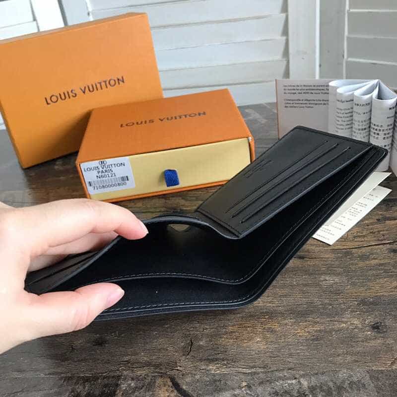 LV N60121 MULTIPLE 白格钱夹