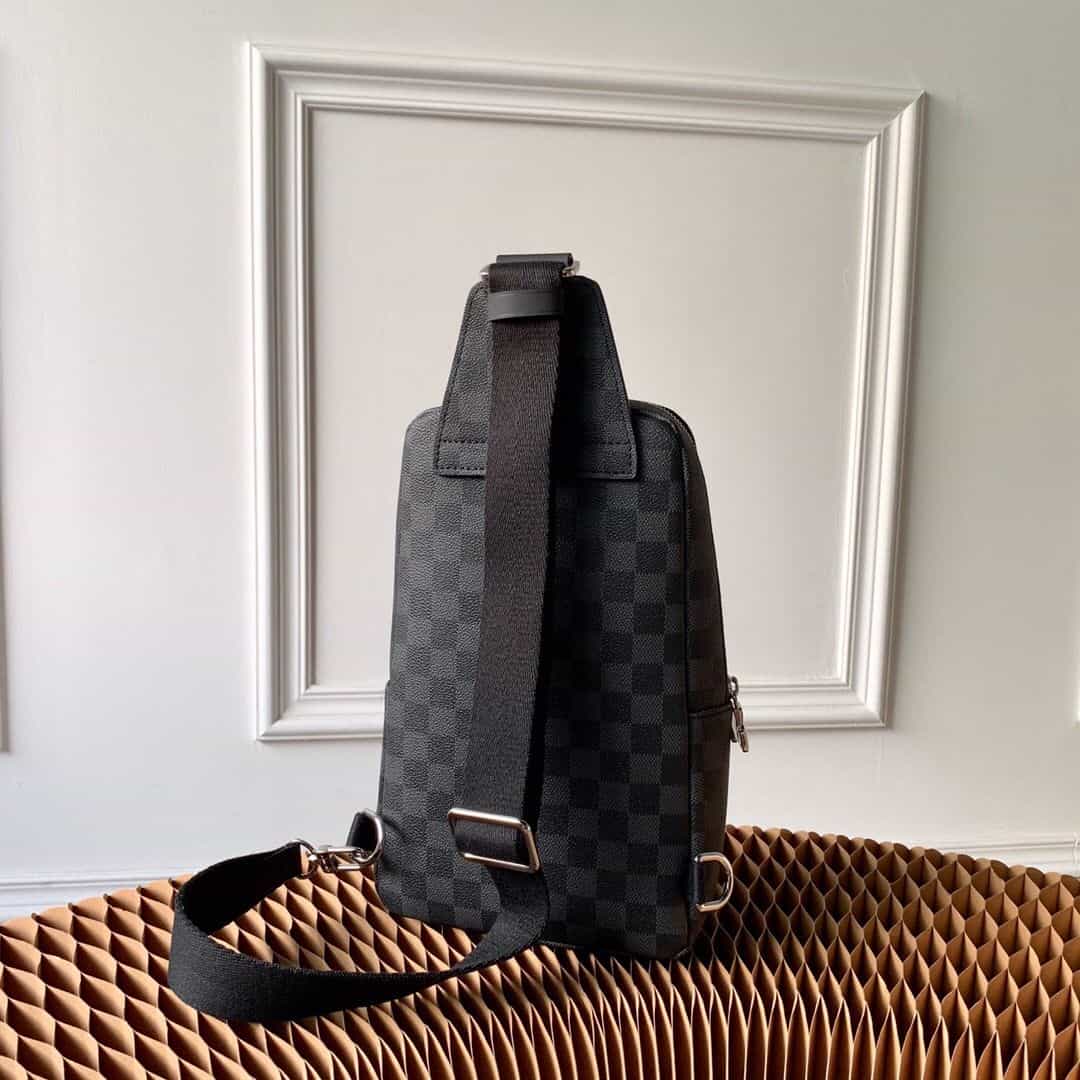 LV N40237 AVENUE 地图印花图案单肩包