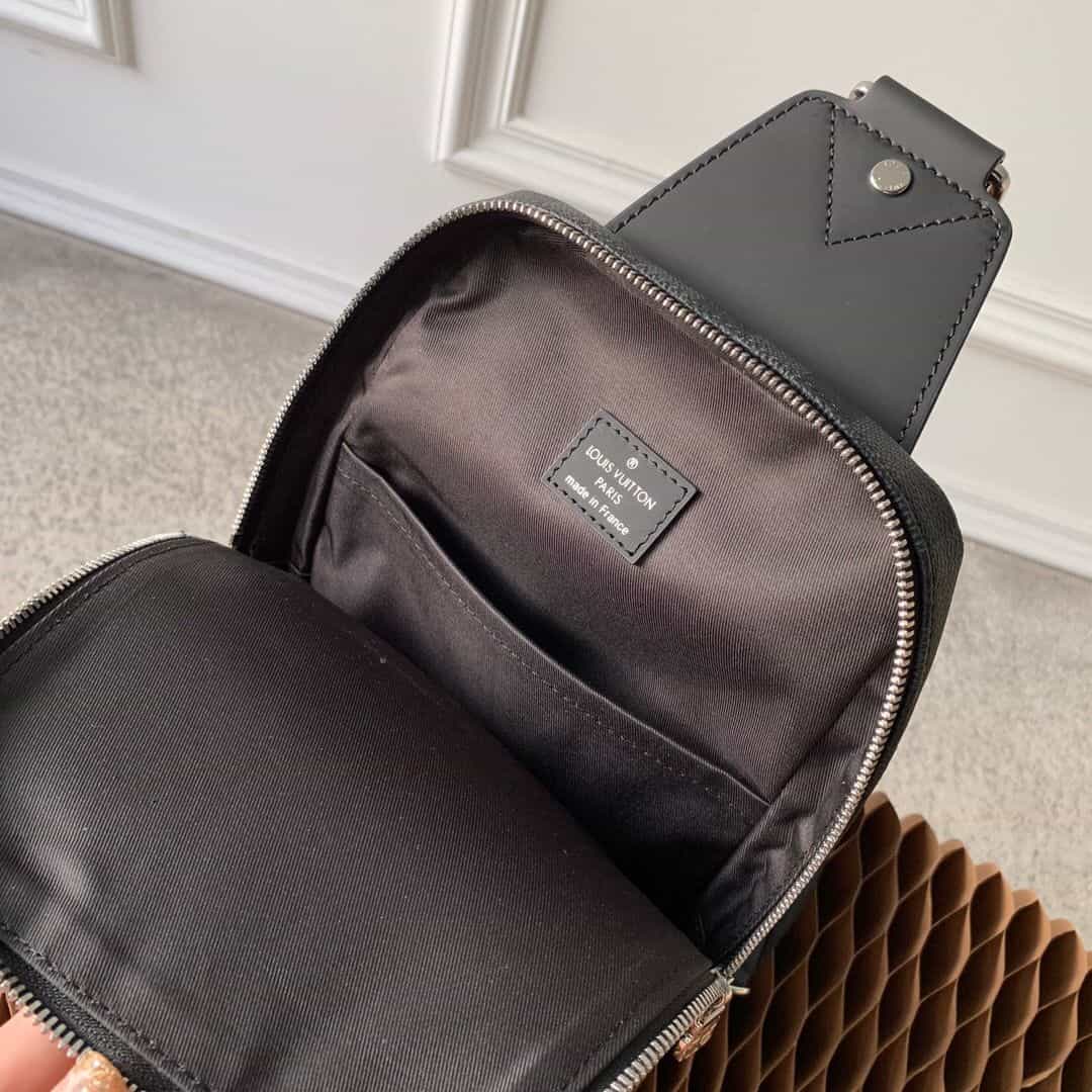 LV N40237 AVENUE 地图印花图案单肩包