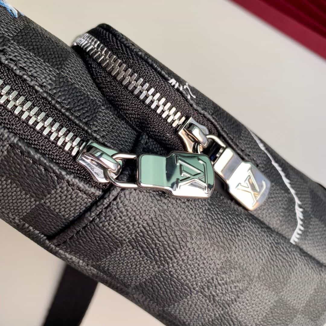 LV N40237 AVENUE 地图印花图案单肩包