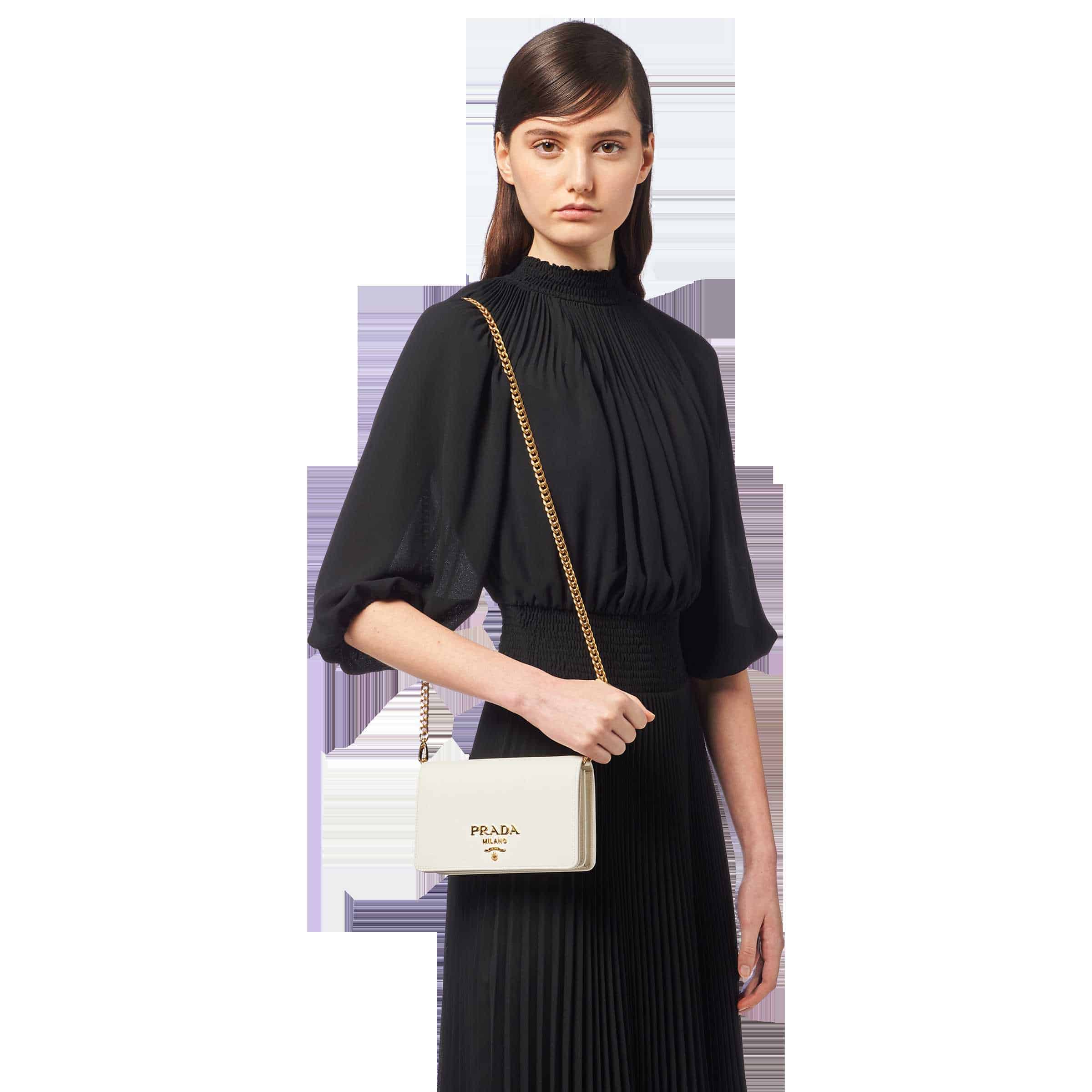 Prada/普拉达 Saffiano 皮革单肩包 1BP006