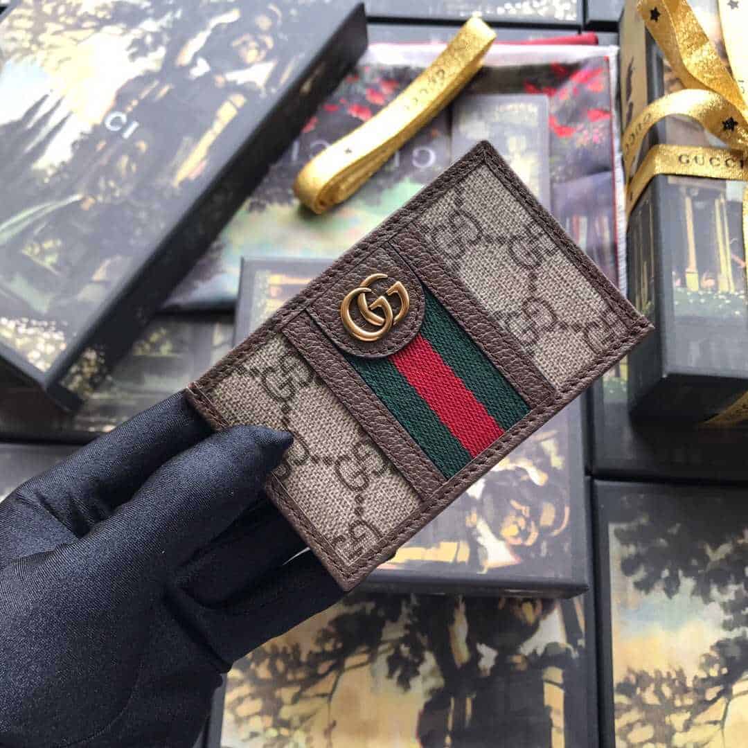 Gucci/古驰 Ophidia系列GG卡包 597617 96IWT 8745