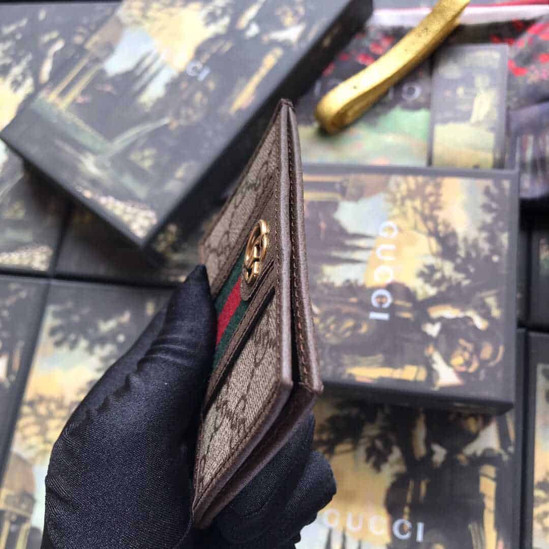 Gucci/古驰 Ophidia系列GG卡包 597617 96IWT 8745