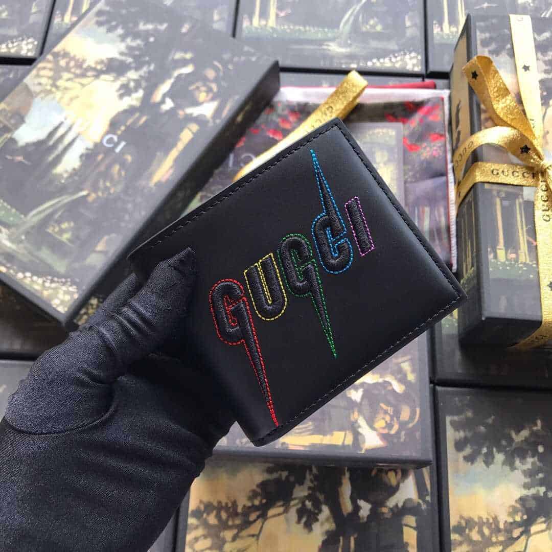 Gucci/古驰 饰Gucci锋刃刺绣钱包 597674 DTDTN 1058