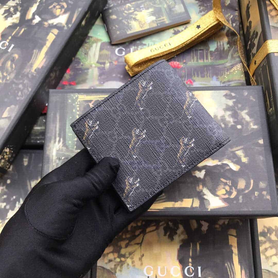 Gucci/古驰 GG 老虎印花钱包 575133 G2BAN 1087