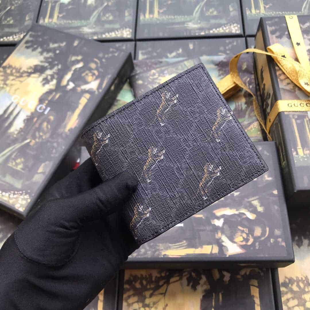 Gucci/古驰 GG 老虎印花钱包 575133 G2BAN 1087