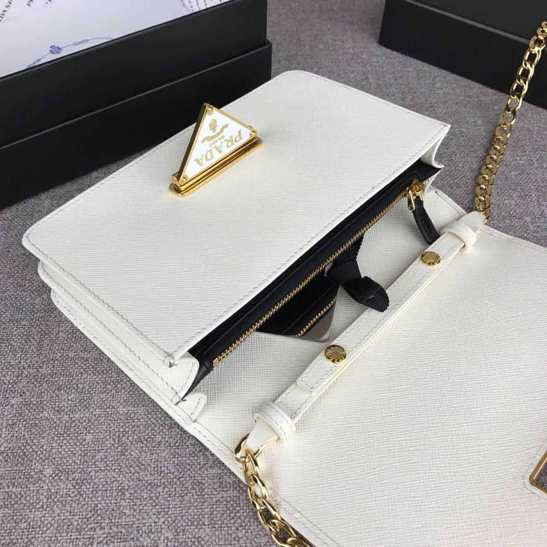 Prada/普拉达 Saffiano 皮革单肩包 1BP006