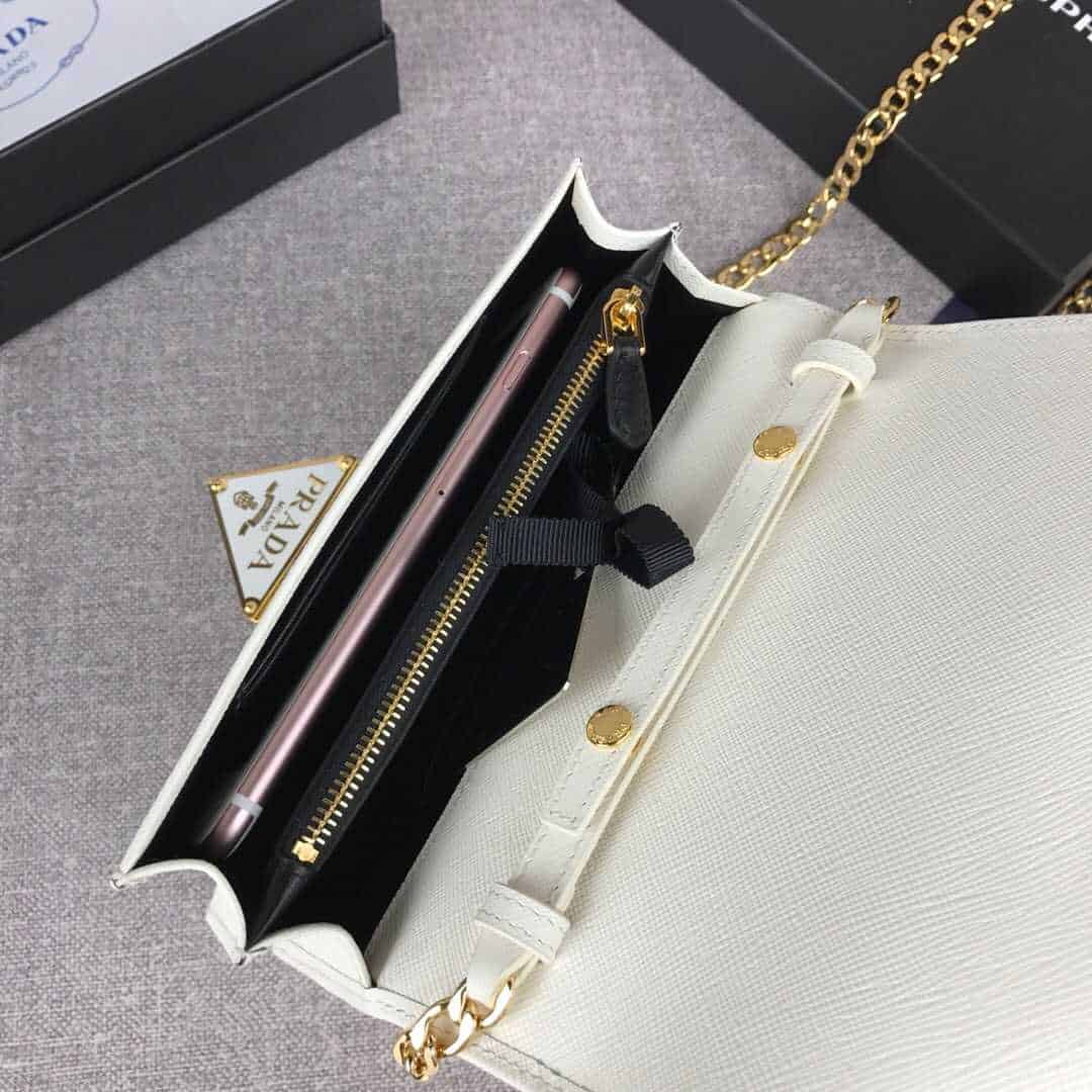 Prada/普拉达 Saffiano 皮革单肩包 1BP006