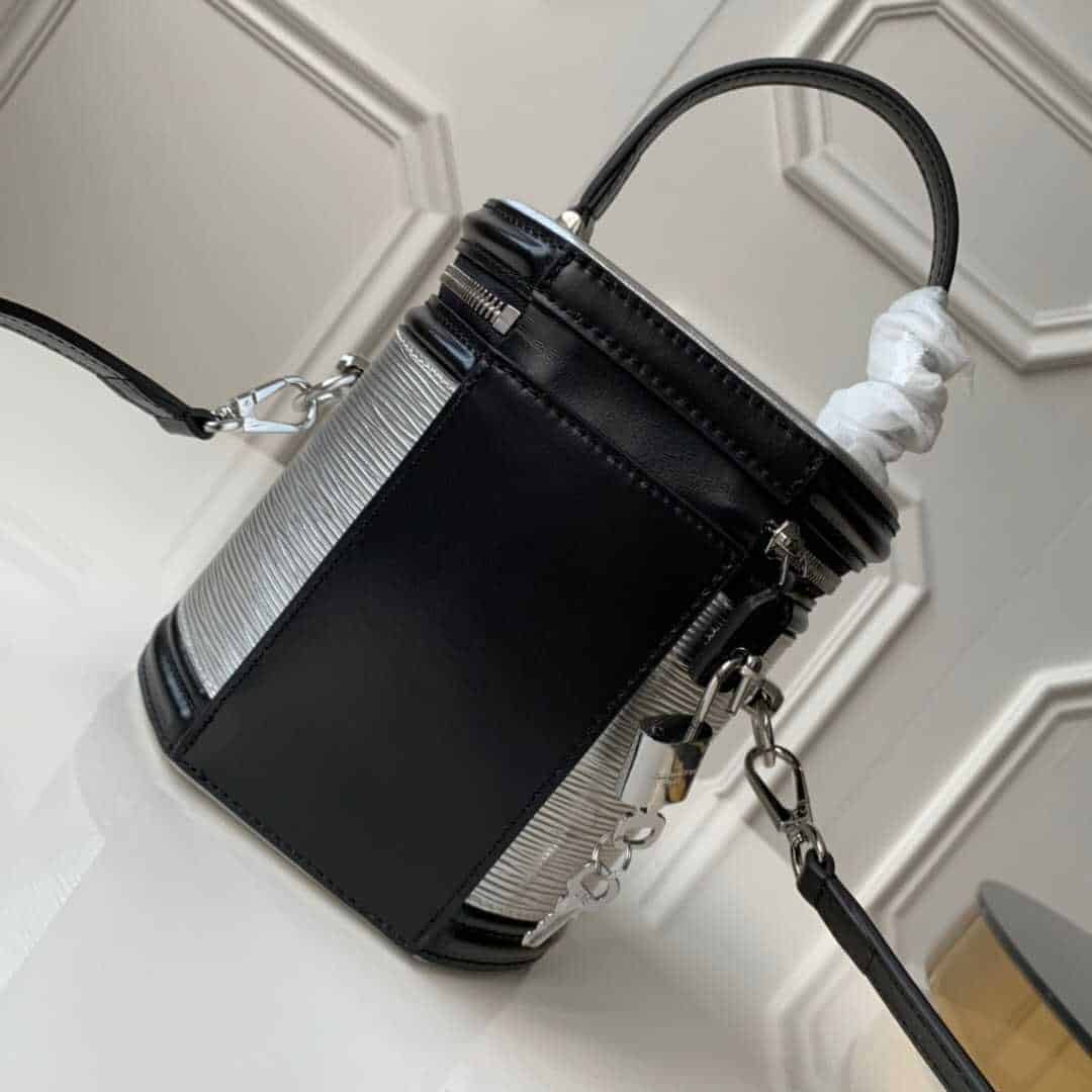 LV 19年秋冬 CANNES 银色圆筒包 M55316