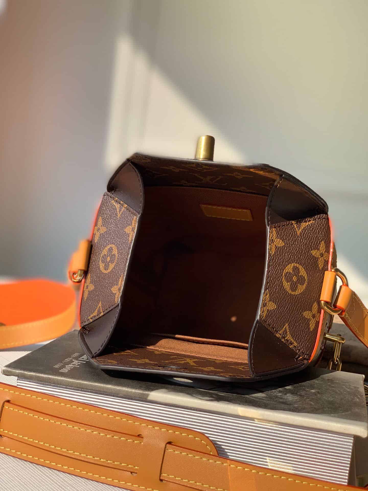 lvm44877milkbox手袋复古链条水桶斜挎包