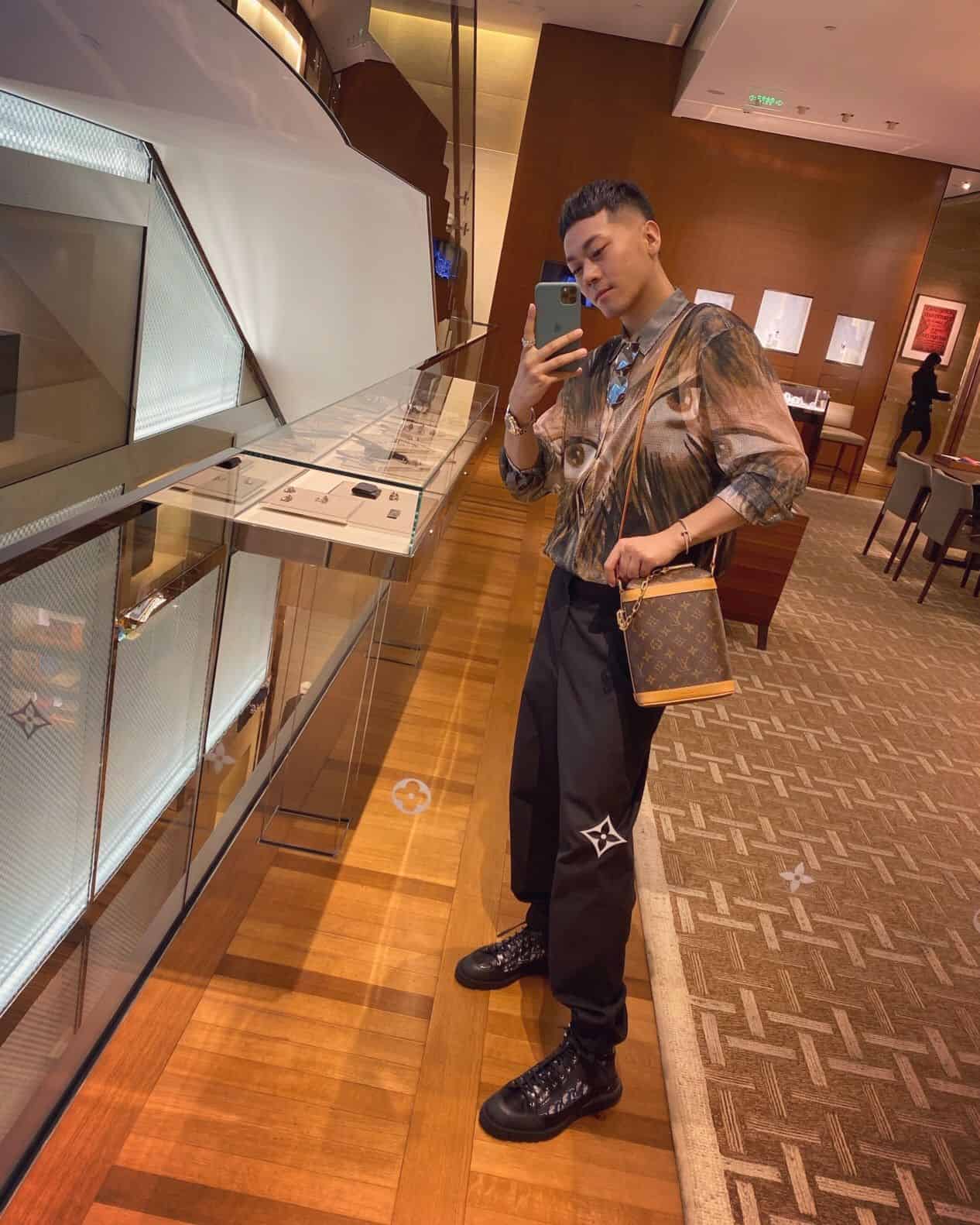 LV M44877 Milk Box手袋 复古链条水桶斜挎包