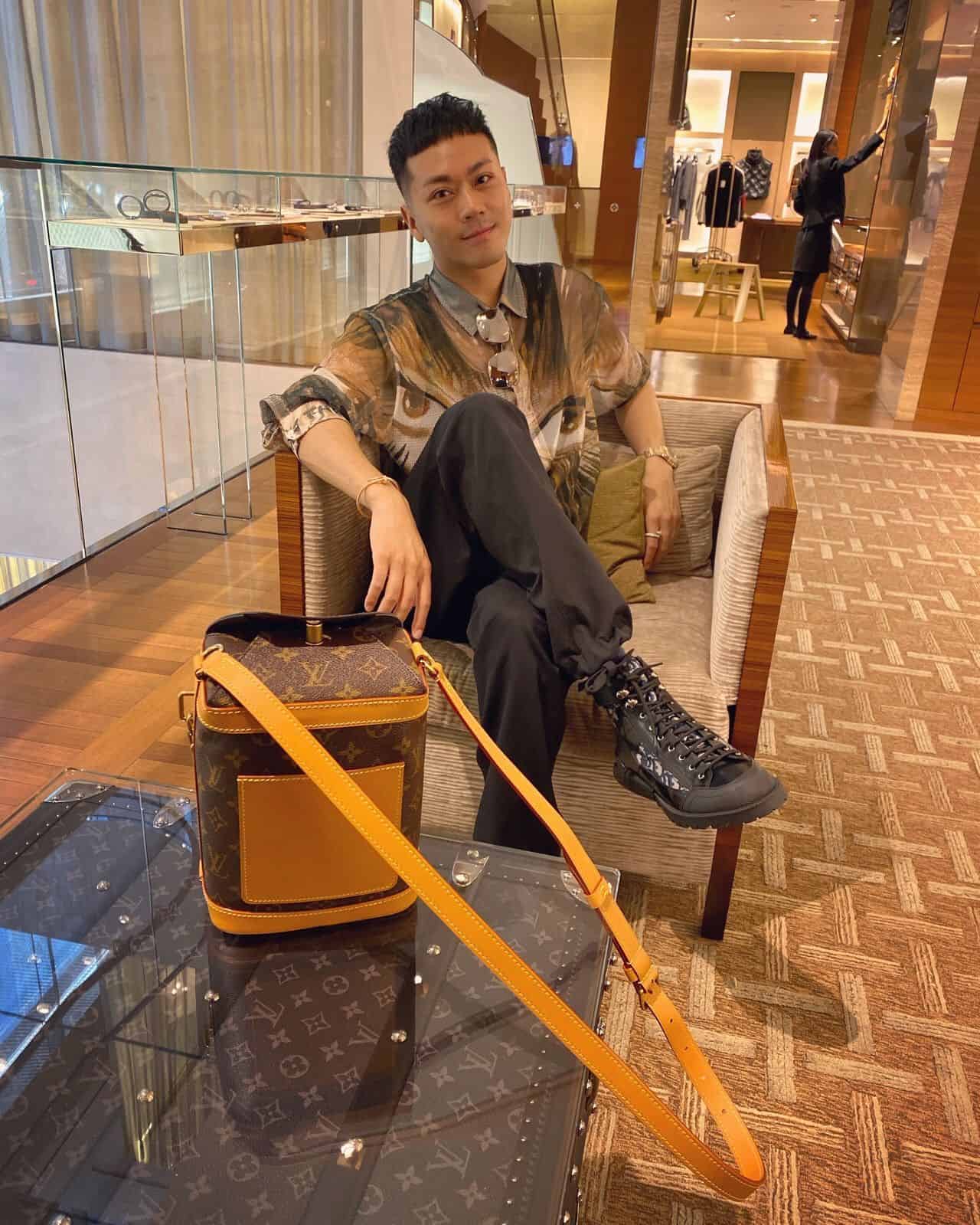 LV M44877 Milk Box手袋 复古链条水桶斜挎包