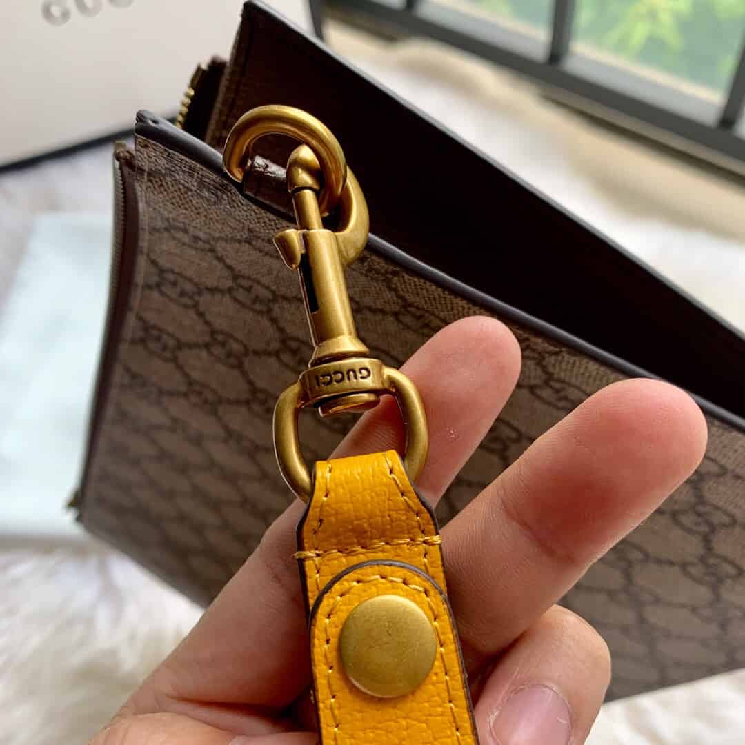 Gucci/古驰 Neo Vintage高级人造帆布手拿包 473956 K9GOT 8861