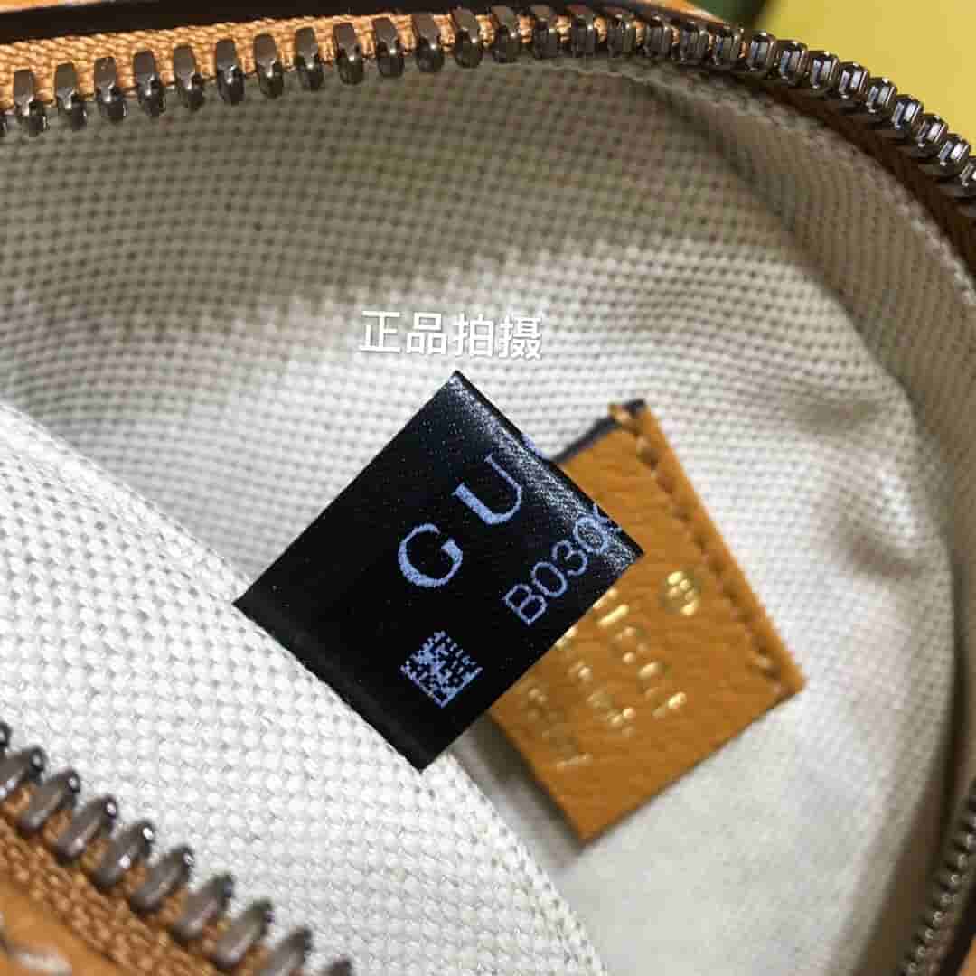 Gucci Disney迪士尼米老鼠印花圆形肩背包斜挎小圆包 603938