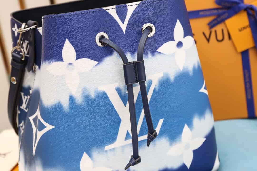 LV M45126 2020夏季扎染系列Neonoe蓝色中号水桶包
